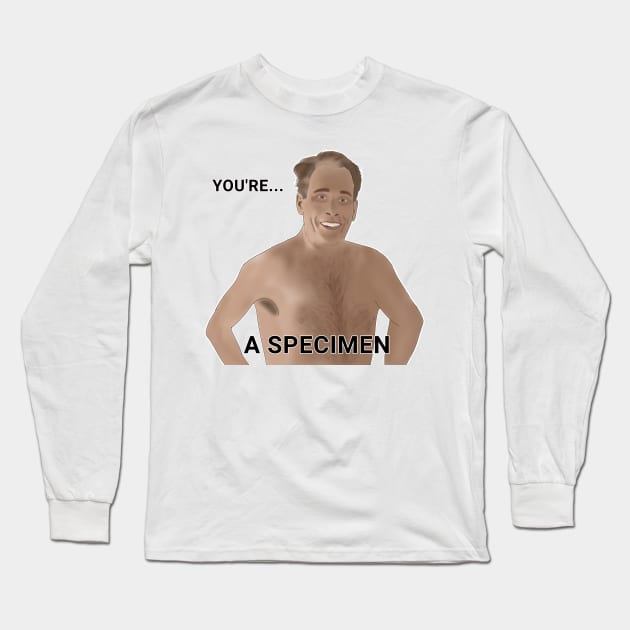 Mike - specimen Long Sleeve T-Shirt by Ofthemoral